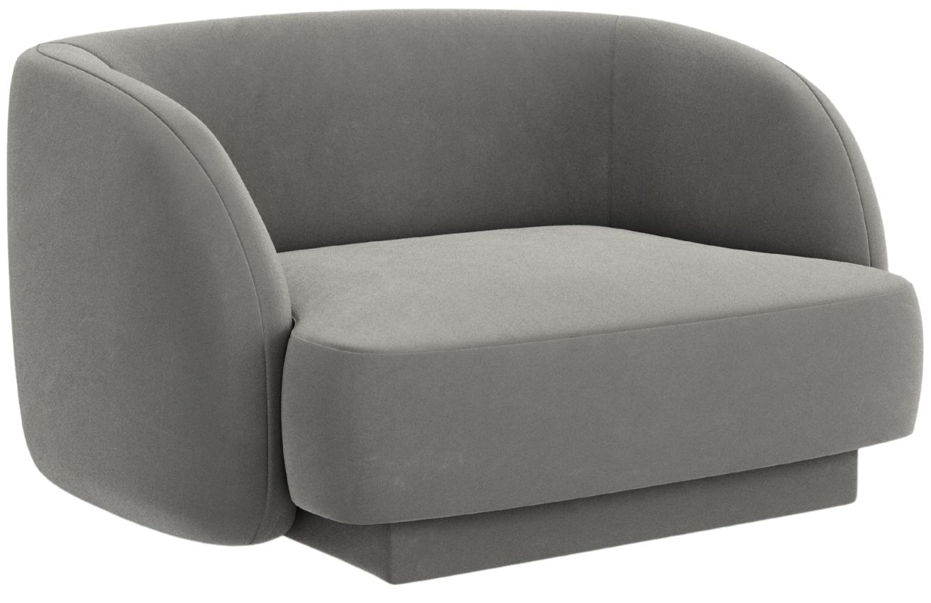 Micadoni Sametové křeslo Miley