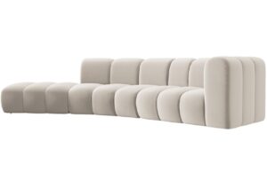 Micadoni Sametová pohovka Lupine 335 cm