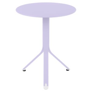 Fialový kovový stůl Fermob Rest'O 60 cm