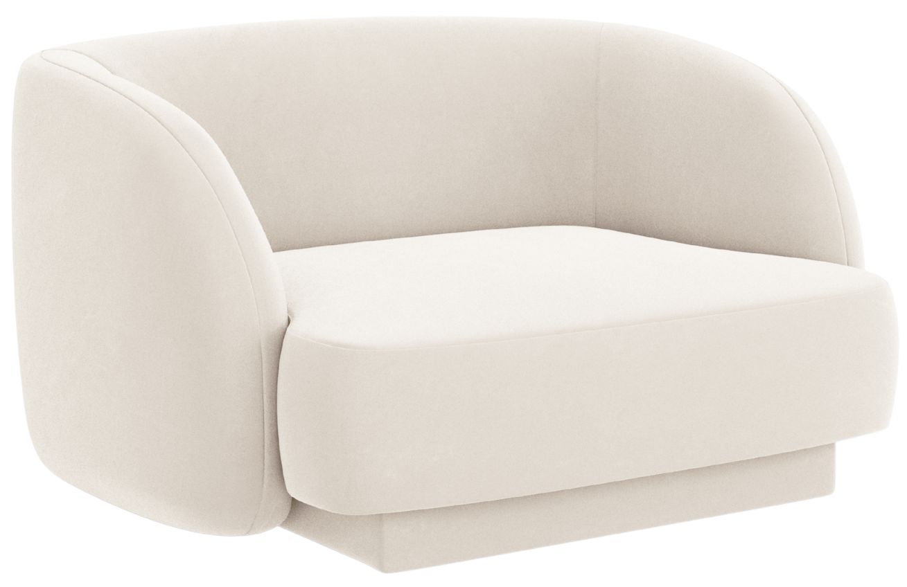 Micadoni Sametové křeslo Miley