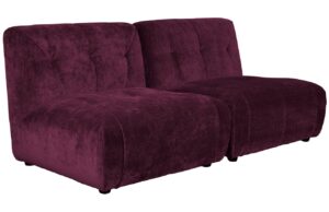 Dutchbone Sametová modulární pohovka GIADA 184 cm