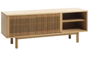 Unique Furniture Dubový TV stolek Tiber 143 x 40 cm