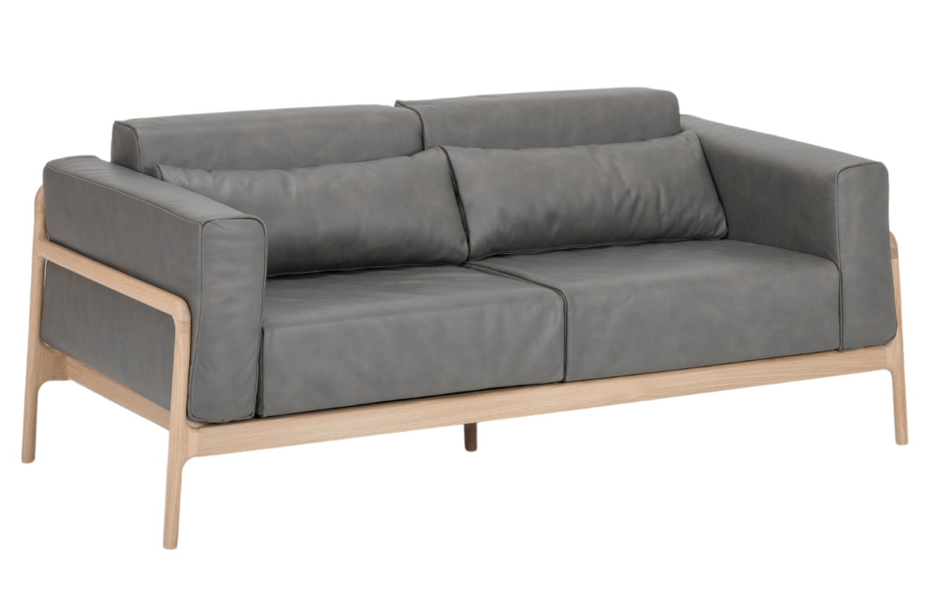 Gazzda Kožená pohovka Fawn 180 cm