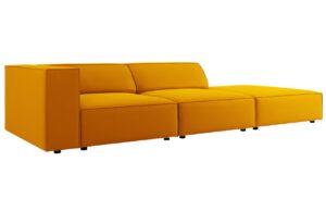 Cosmopolitan Design Sametová pohovka Arendal 262 cm