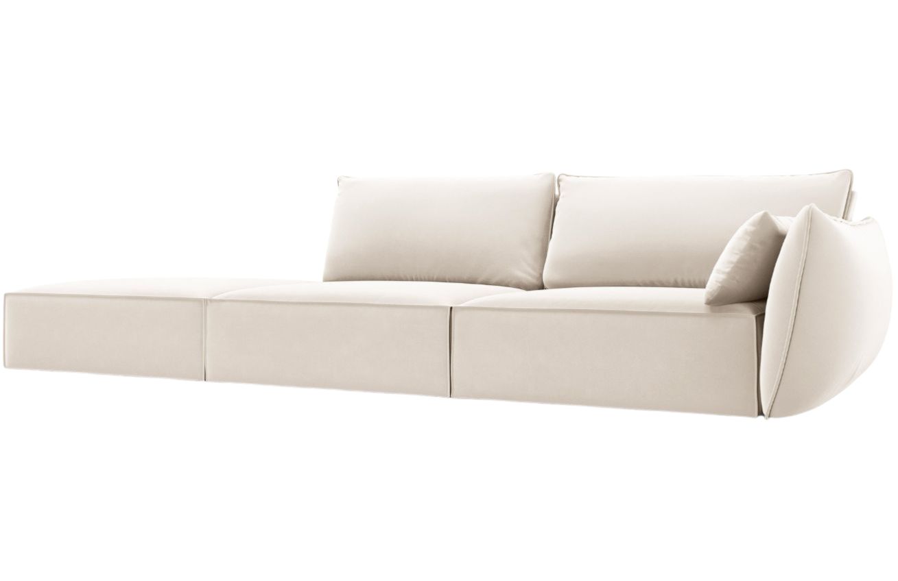 Micadoni Sametová pohovka Kaelle 264 cm