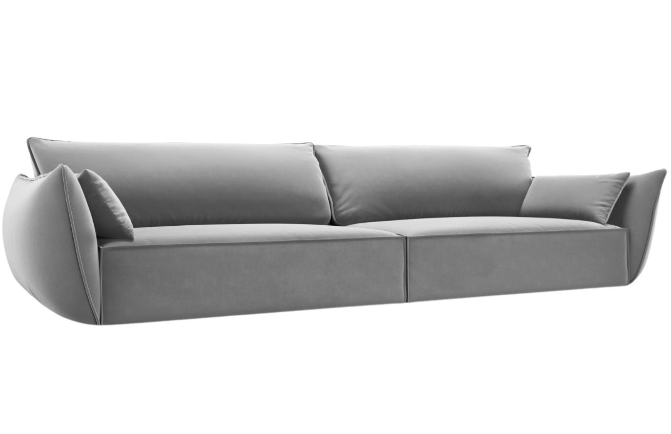 Micadoni Sametová pohovka Kaelle 248 cm