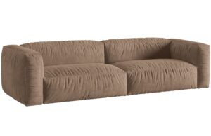 Micadoni Sametová pohovka Martina 320 cm