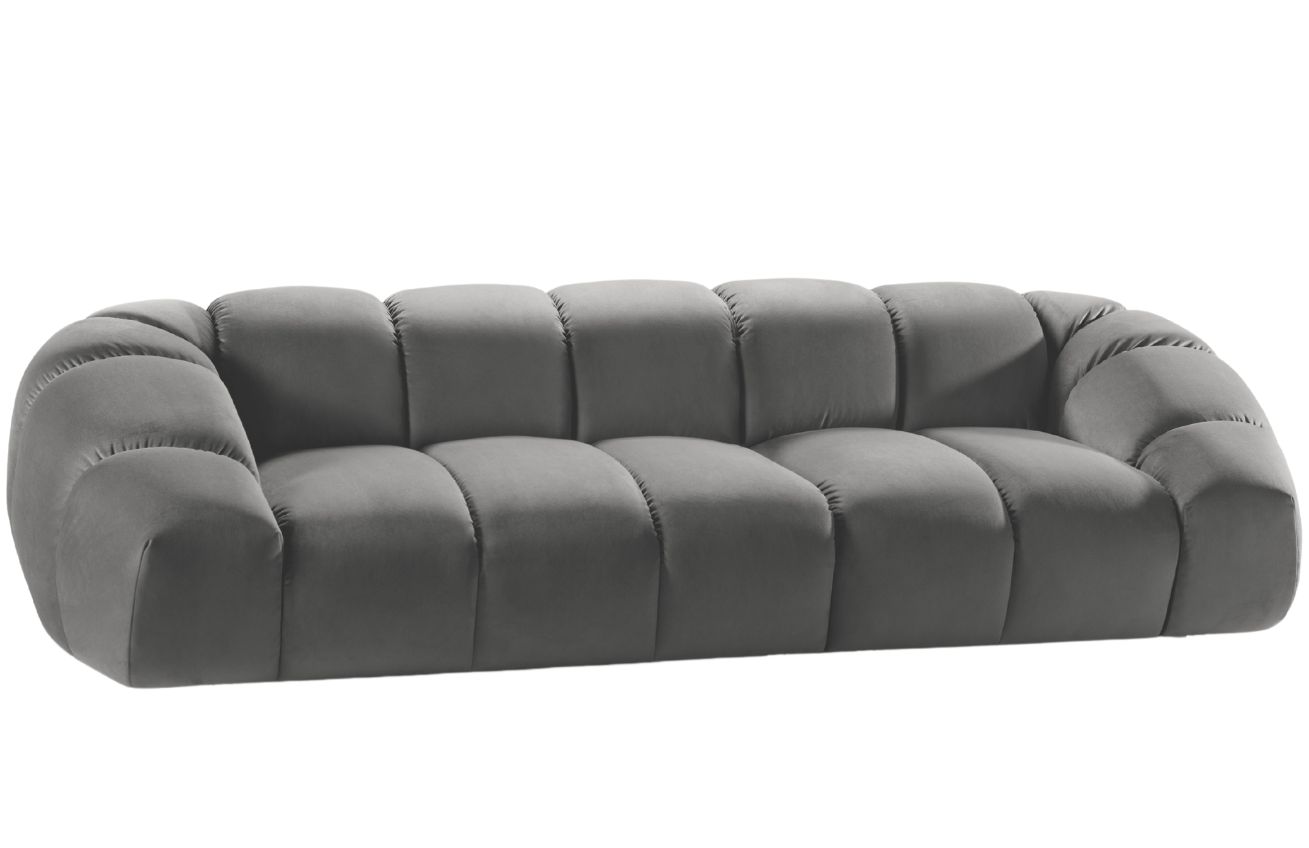 Micadoni Sametová pohovka Diana 294 cm