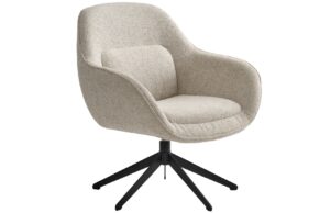 Unique Furniture Bouclé otočné křeslo Lynn