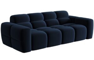 Micadoni Sametová pohovka Lisa 216 cm