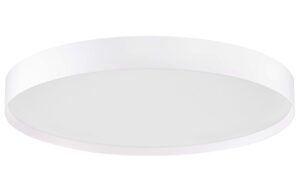 Bílé kovové stropní LED světlo Nova Luce Roi 50 cm