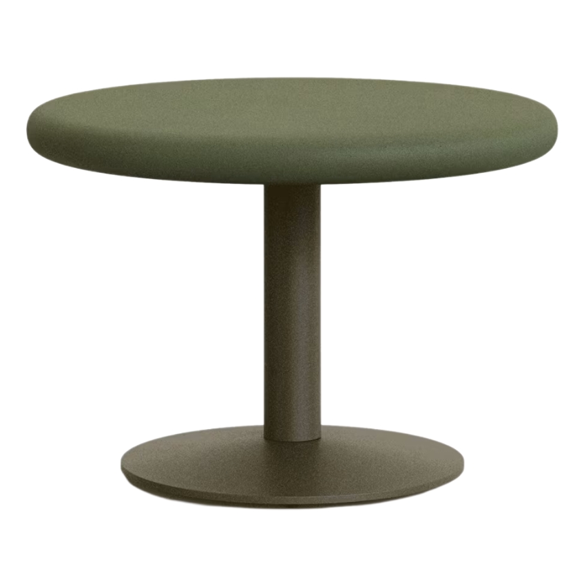 Zelený cementový zahradní stolek Kave Home Esilda 70 cm