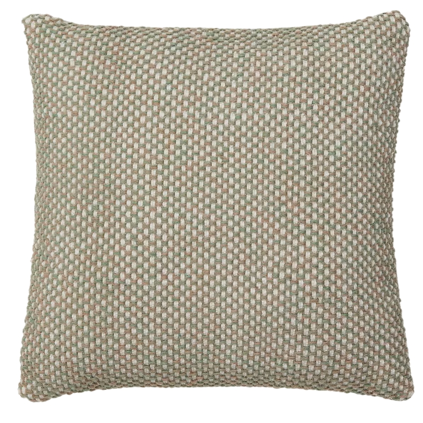 Zelený povlak na polštář Kave Home Eriam 50 x 50 cm