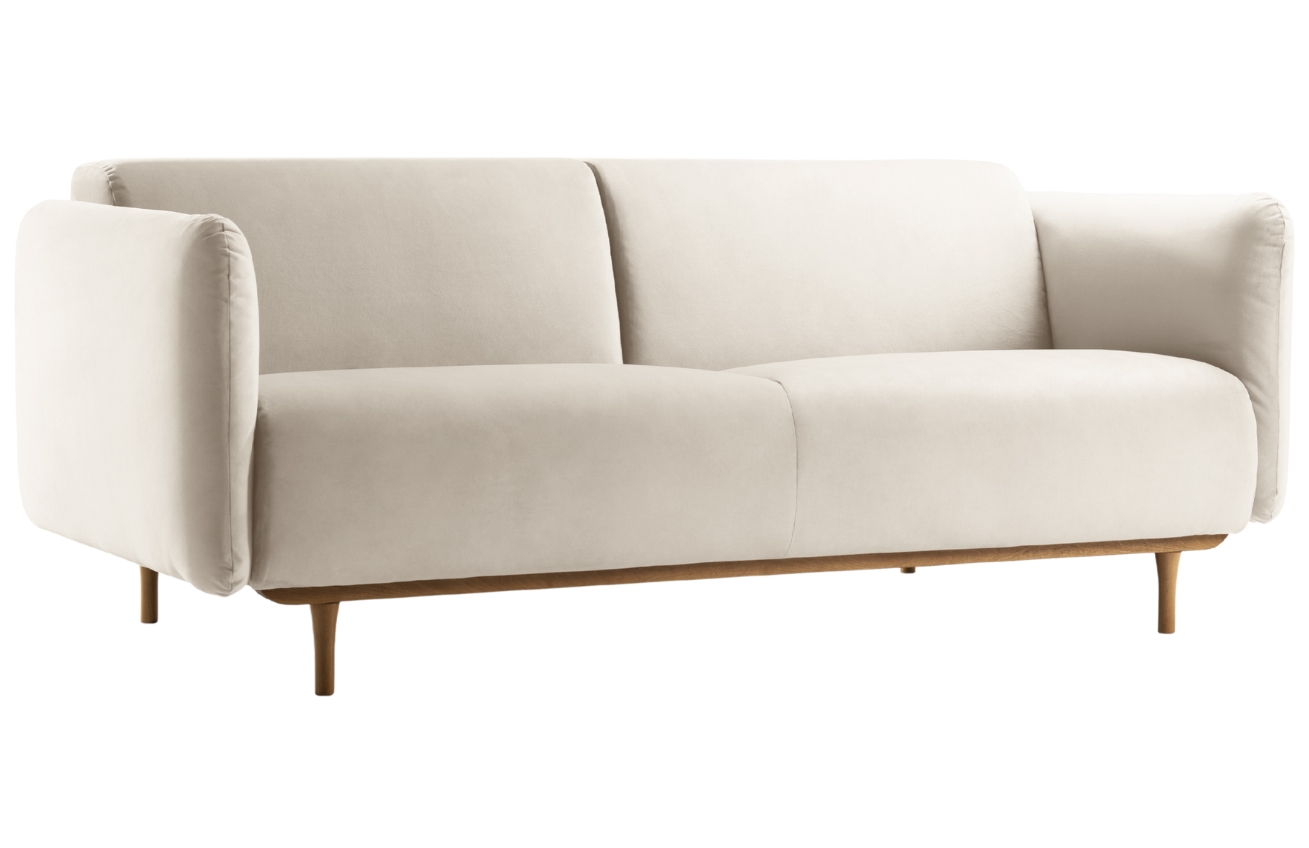 Micadoni Sametová pohovka Noomi 162 cm