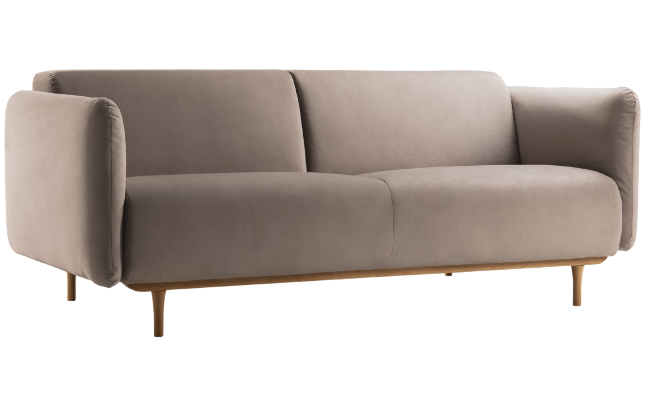 Micadoni Sametová pohovka Noomi 162 cm