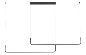 Černé kovové závěsné LED světlo Nova Luce Strita 150 cm