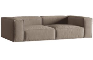 Micadoni Sametová pohovka Nuria 250 cm