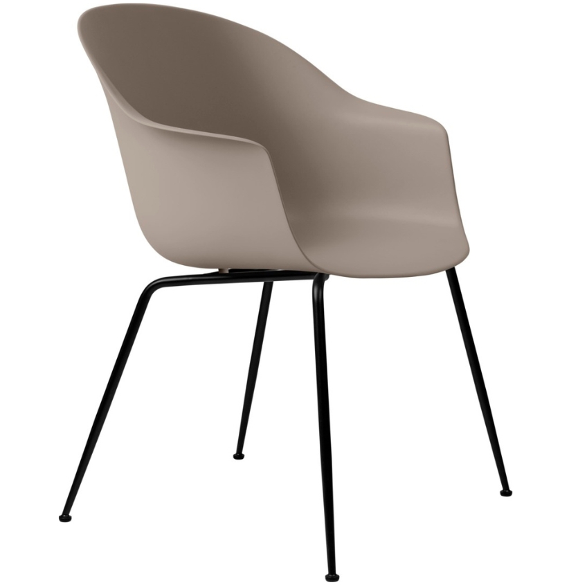GUBI Plastová jídelní židle Bat