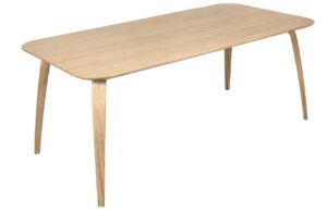 Dubový jídelní stůl Gubi 180 x 90 cm