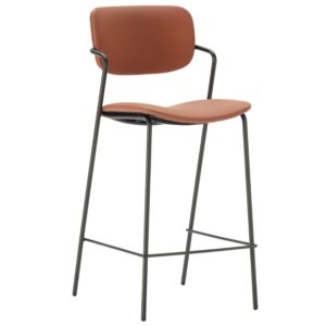 Marckeric Koženková barová židle Maika 68 cm
