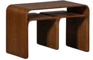 WOOOD Ořechový odkládací stolek Frey 60 x 32 cm