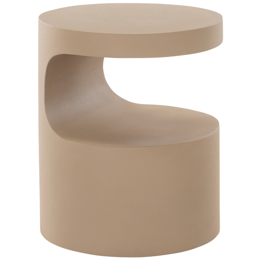 Jotex Béžový kovový odkládací stolek PICTON 40 cm