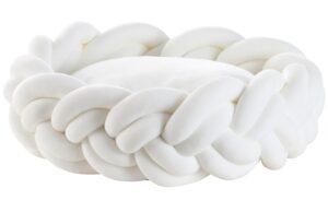 Jotex Bílý sametový pelíšek pro domácí mazlíčky BRODY 70 cm