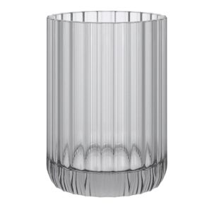 Cosmic Šedý skleněný stojan na zubní kartáčky Lido