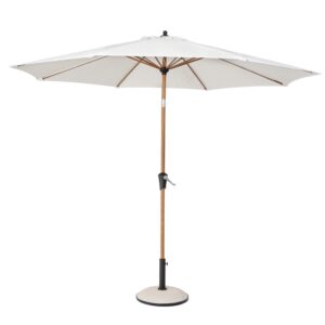 Bizzotto Bílý slunečník Palinuro 300 cm