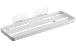 YAMAZAKI Bílá kovová nástěnná police Film Hook 30 x 11