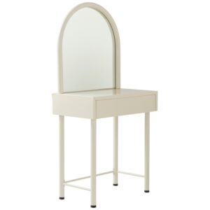 Jotex Béžový kovový toaletní stolek RUE 70 x 40 cm