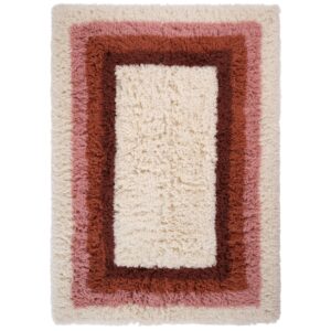 Jotex Růžovo-bílý koberec ORION 160 x 230 cm