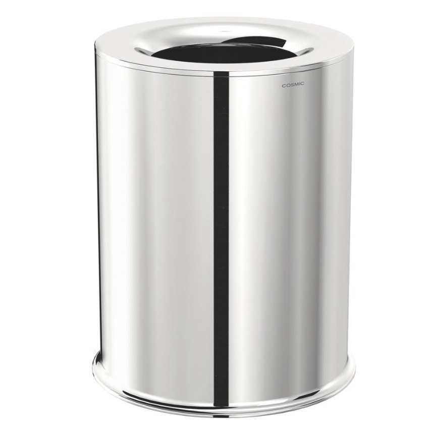 Cosmic Stříbrný kovový odpadkový koš Architect SP 5 l