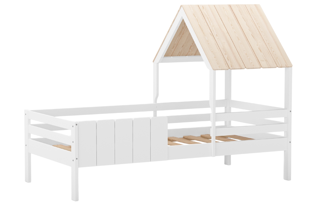 Marckeric Bílá dětská postel Nidia 90 x 190 cm