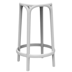 VONDOM Bílá plastová barová židle BROOKLYN 66 cm