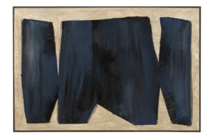 J-line Modrý abstraktní obraz Pog 122