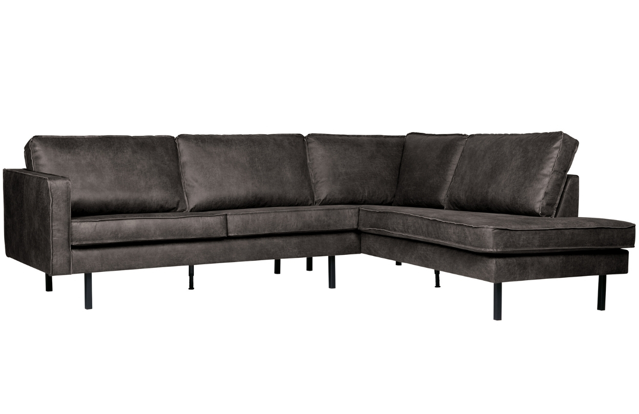 WOOOD Koženková rohová pohovka Raden 266 cm