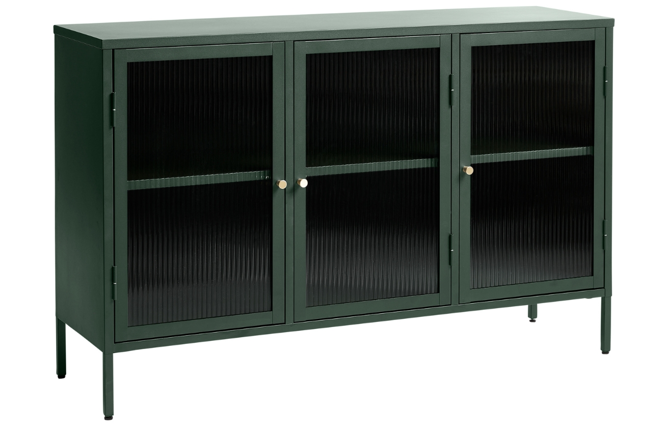 Unique Furniture Kovová vitrína Bronco 85 x 132 cm