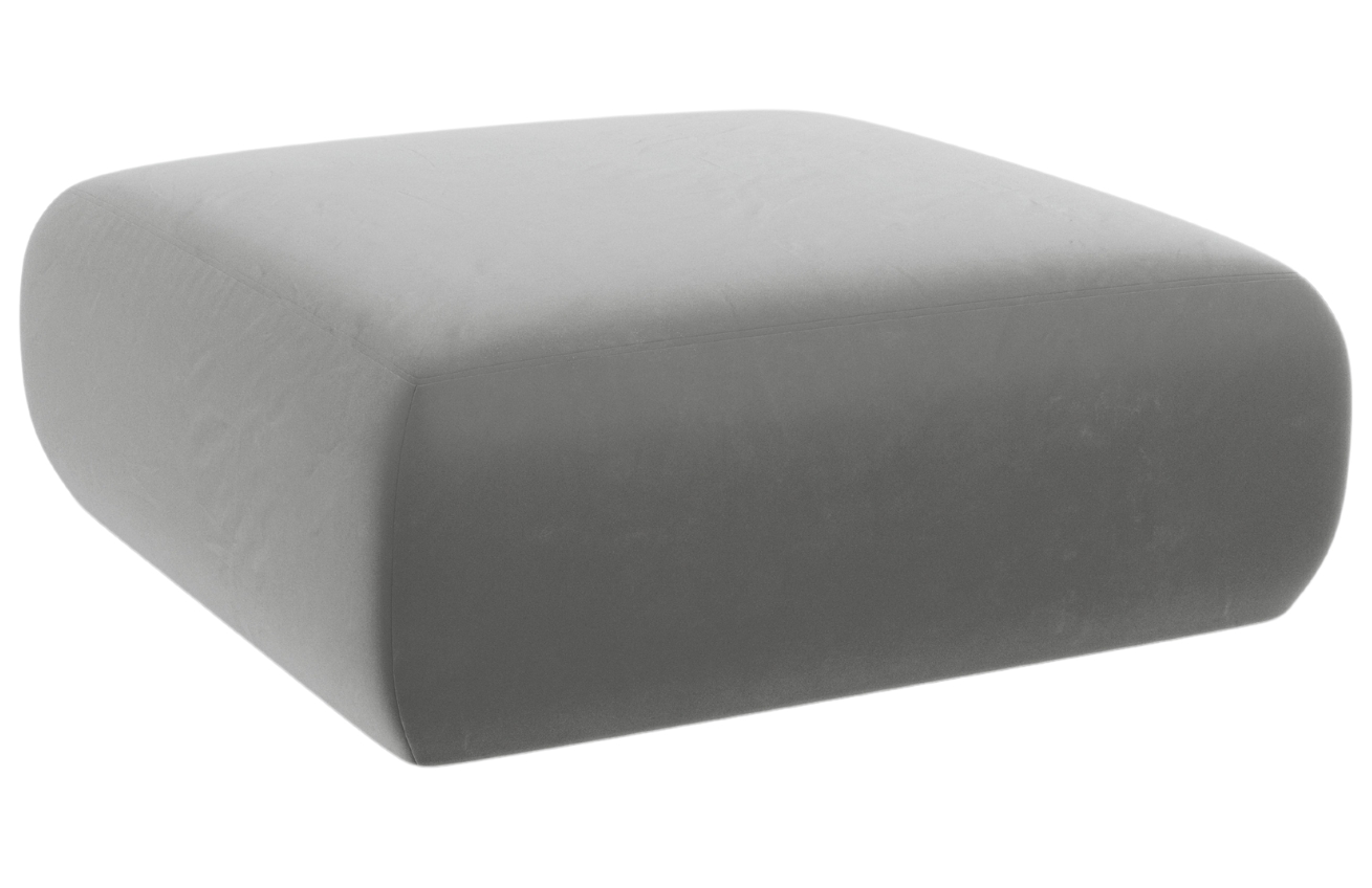 Windsor & Co Sametová podnožka Lola 100 x 100 cm