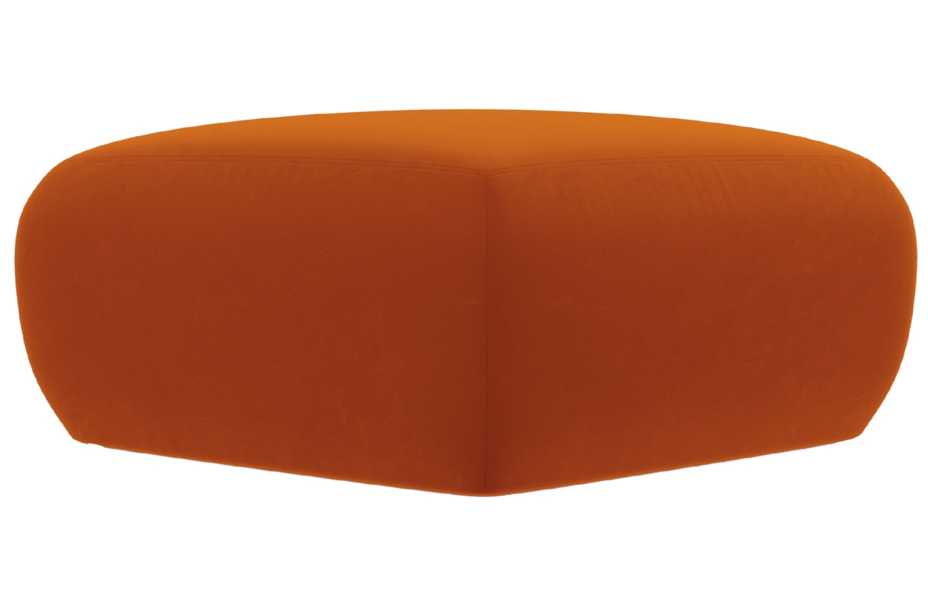 Windsor & Co Sametová podnožka Lola 75 x 75 cm