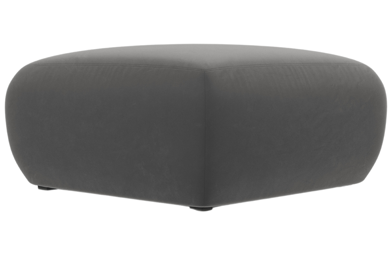 Windsor & Co Sametová podnožka Lola 75 x 75 cm