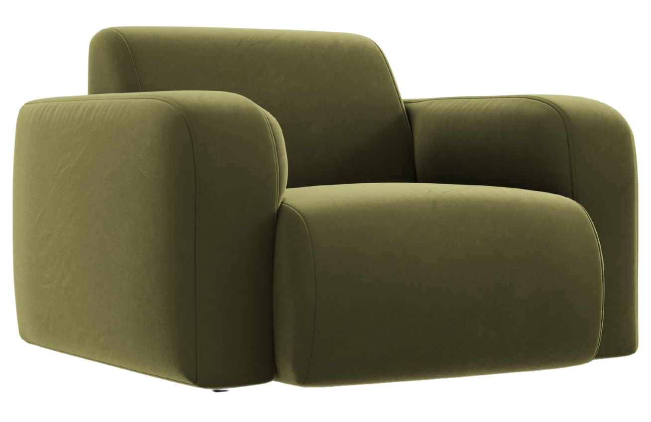 Windsor & Co Sametové křeslo Lola