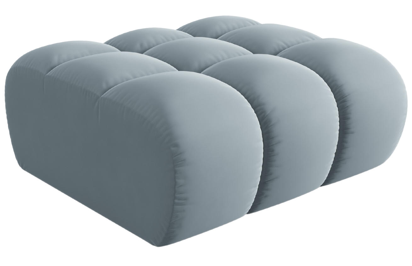 Windsor & Co Sametová podnožka Halley 94 x 94 cm