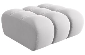 Windsor & Co Sametová podnožka Halley 94 x 94 cm