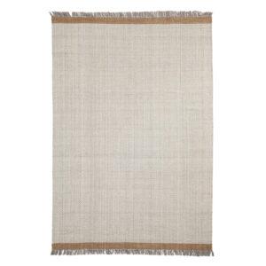 Kave Home Béžový vlněný koberec Brina 160 x 230 cm