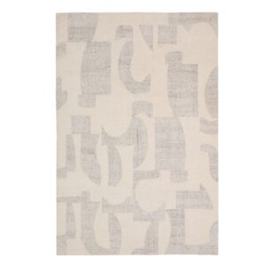 Kave Home Šedý vlněný koberec Norela 200 x 300 cm