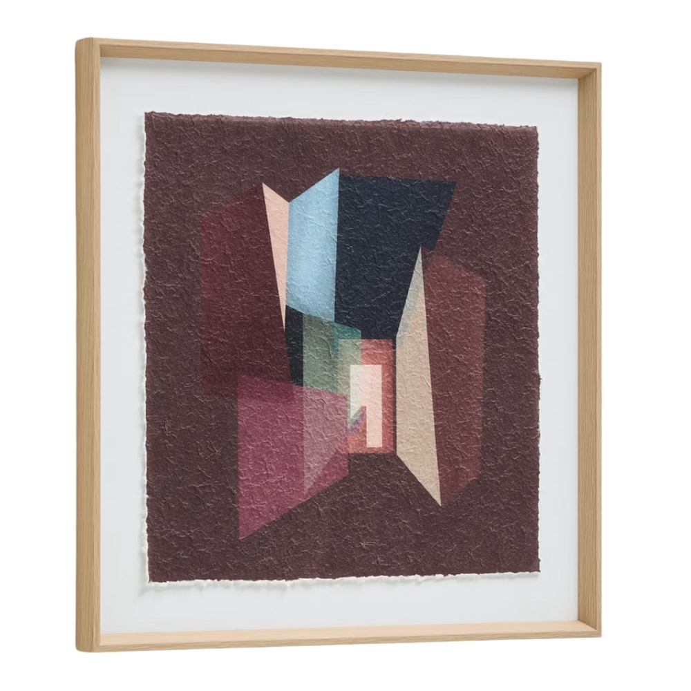 Kave Home Abstraktní obraz Veluni 60 x 60 cm