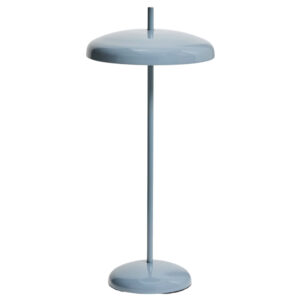 Kave Home Modrá kovová nabíjecí LED lampa Porte