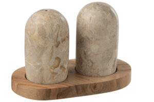 J-line Set mramorové slánky a pepřenky Avora