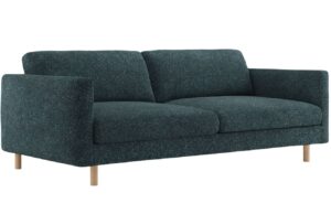 Micadoni Modrá trojmístná pohovka Eden 173 cm